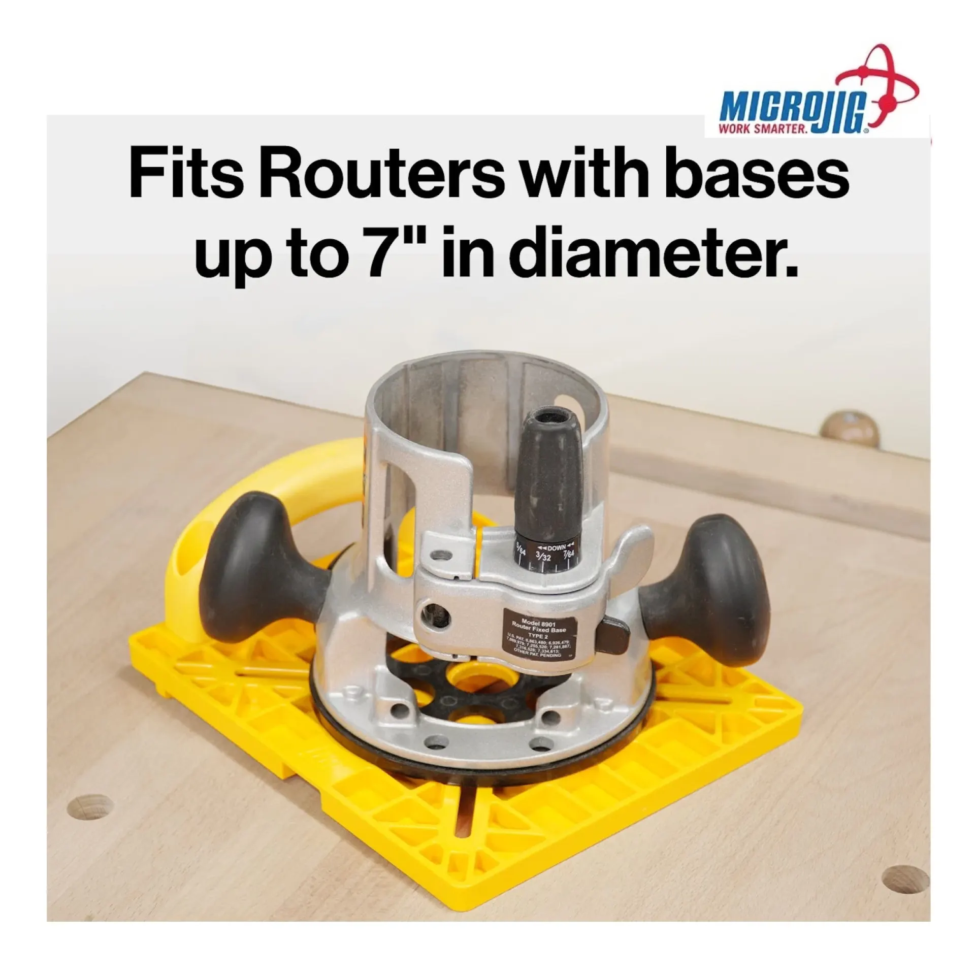 Microjig Matchfit Grid Router Guide bove.