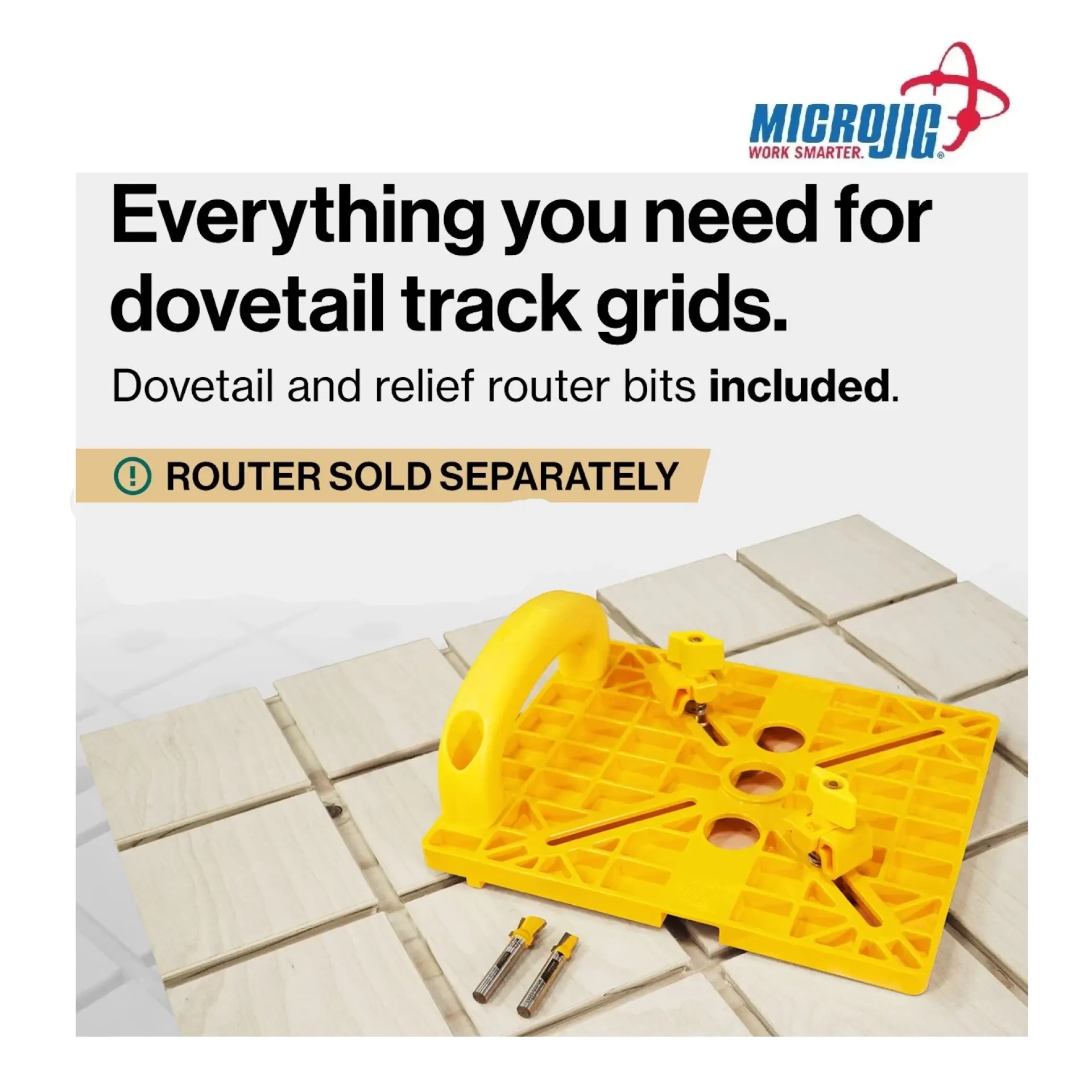 Microjig Matchfit zwaluwstaart raster se.