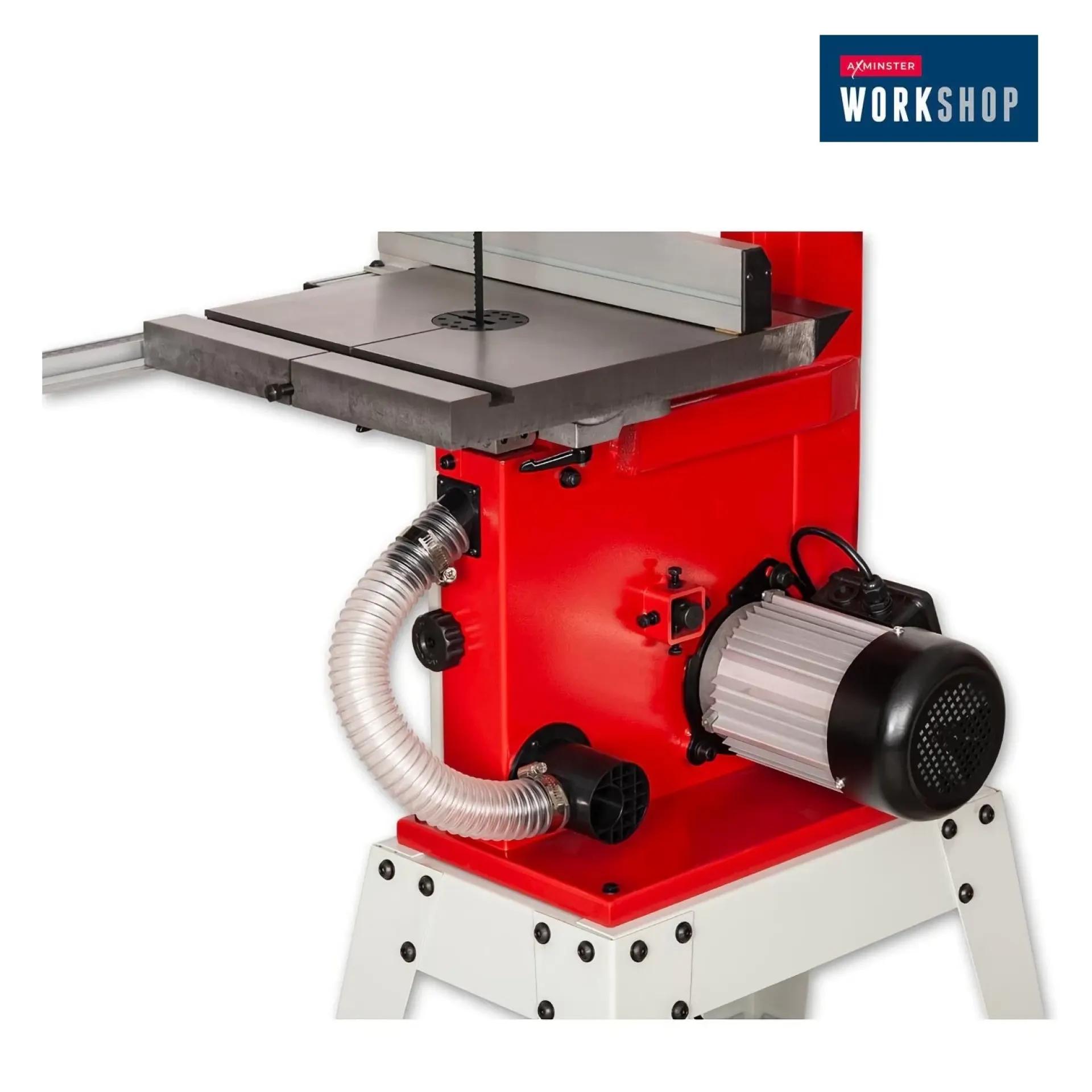 lintzaagmachine AW1950B stofafzuiging.