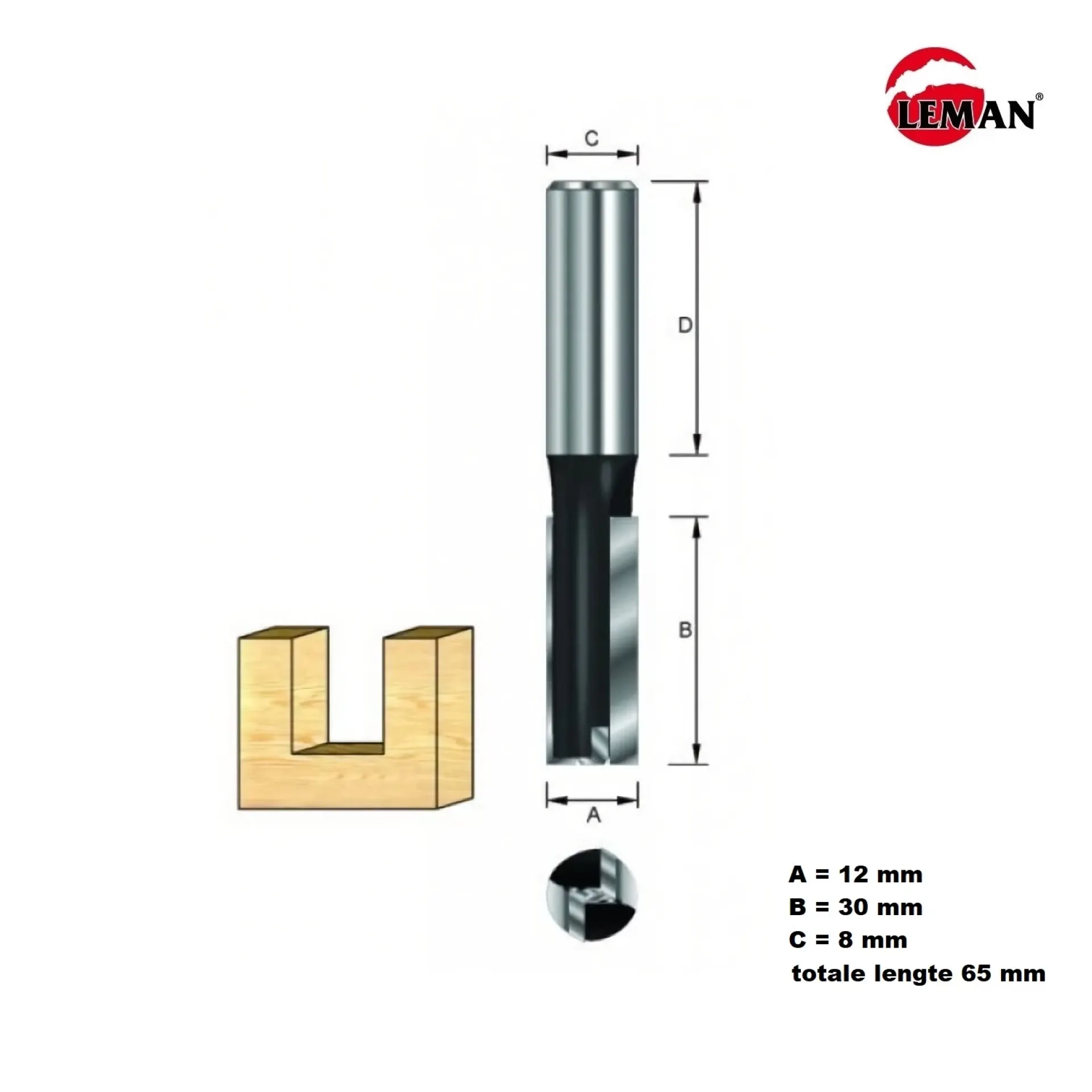 frees recht 12 mm Leman.
