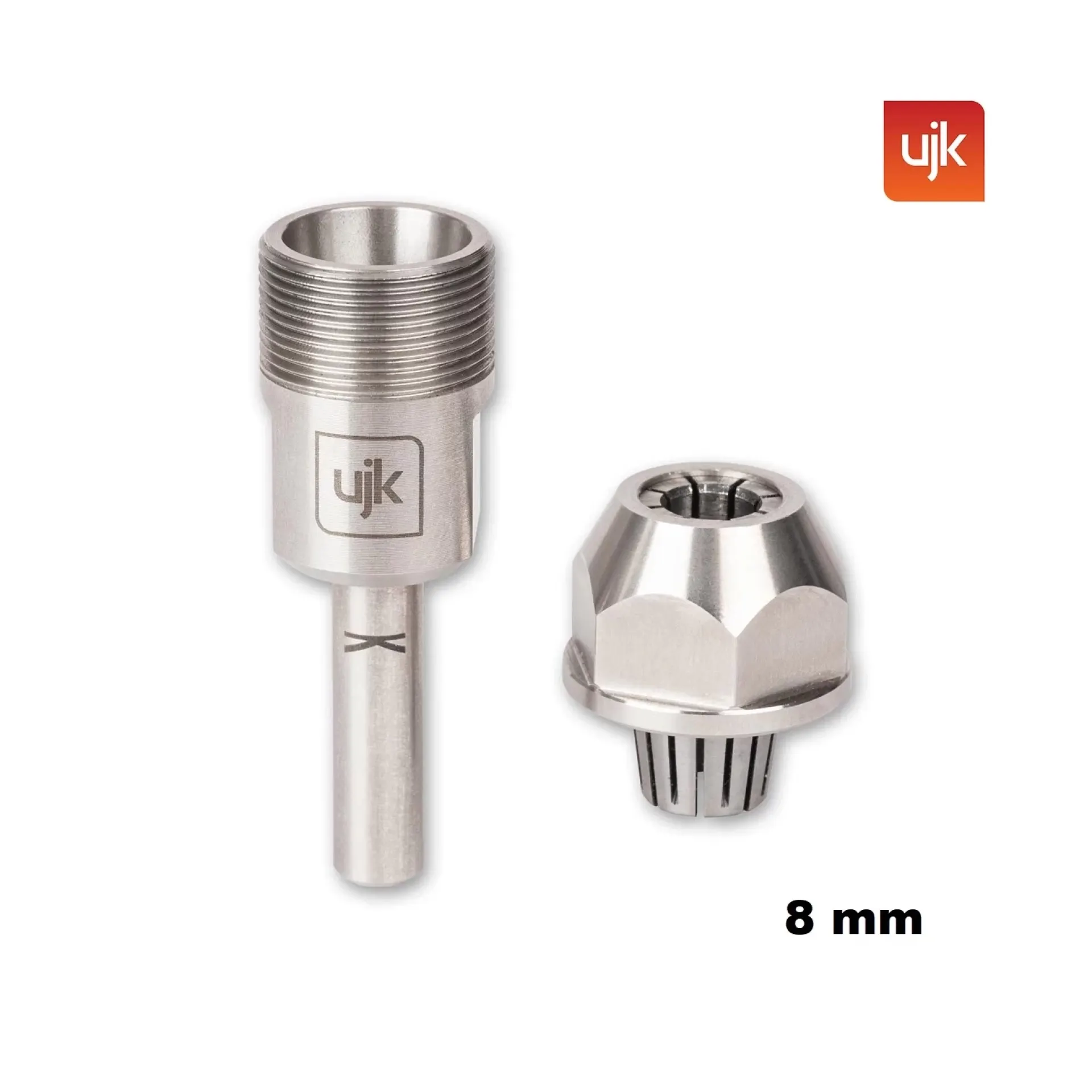 UJK verlengstuk frezen schacht 8 mm.