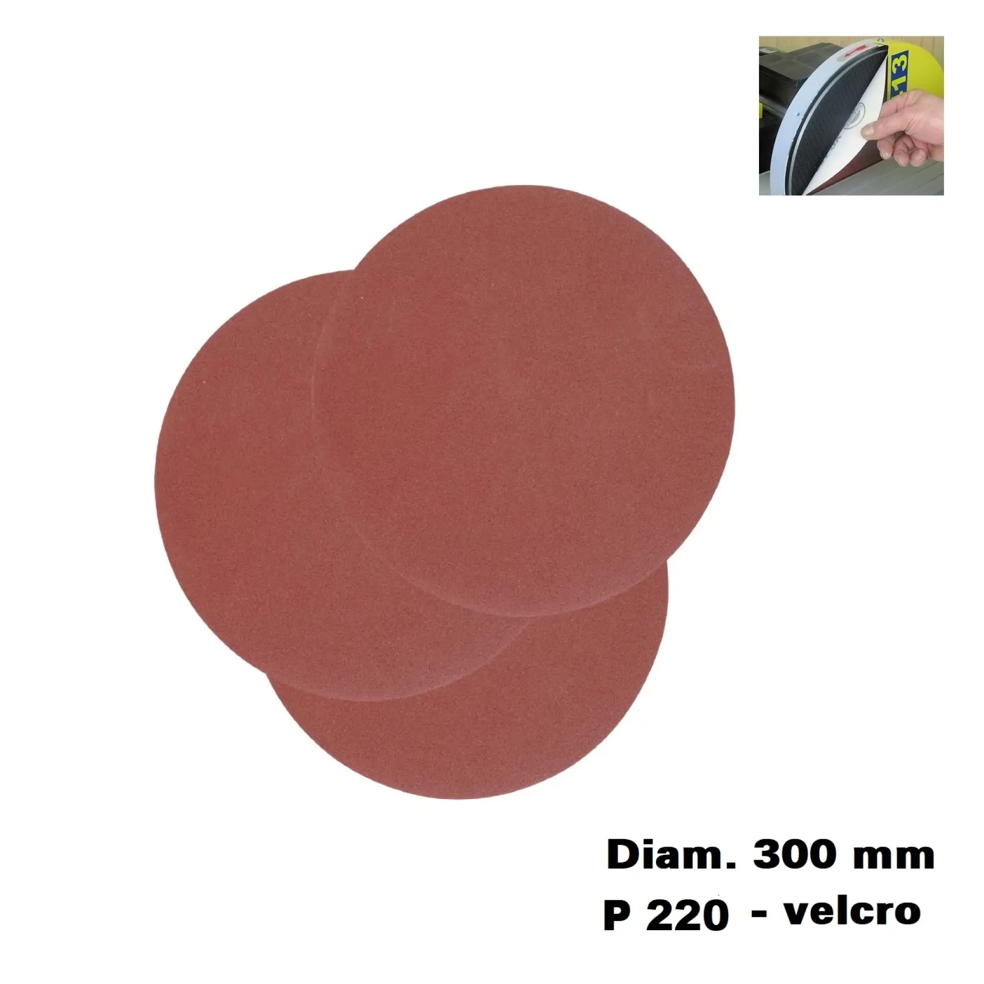 schuurschijf-300mm-velcro-P220.