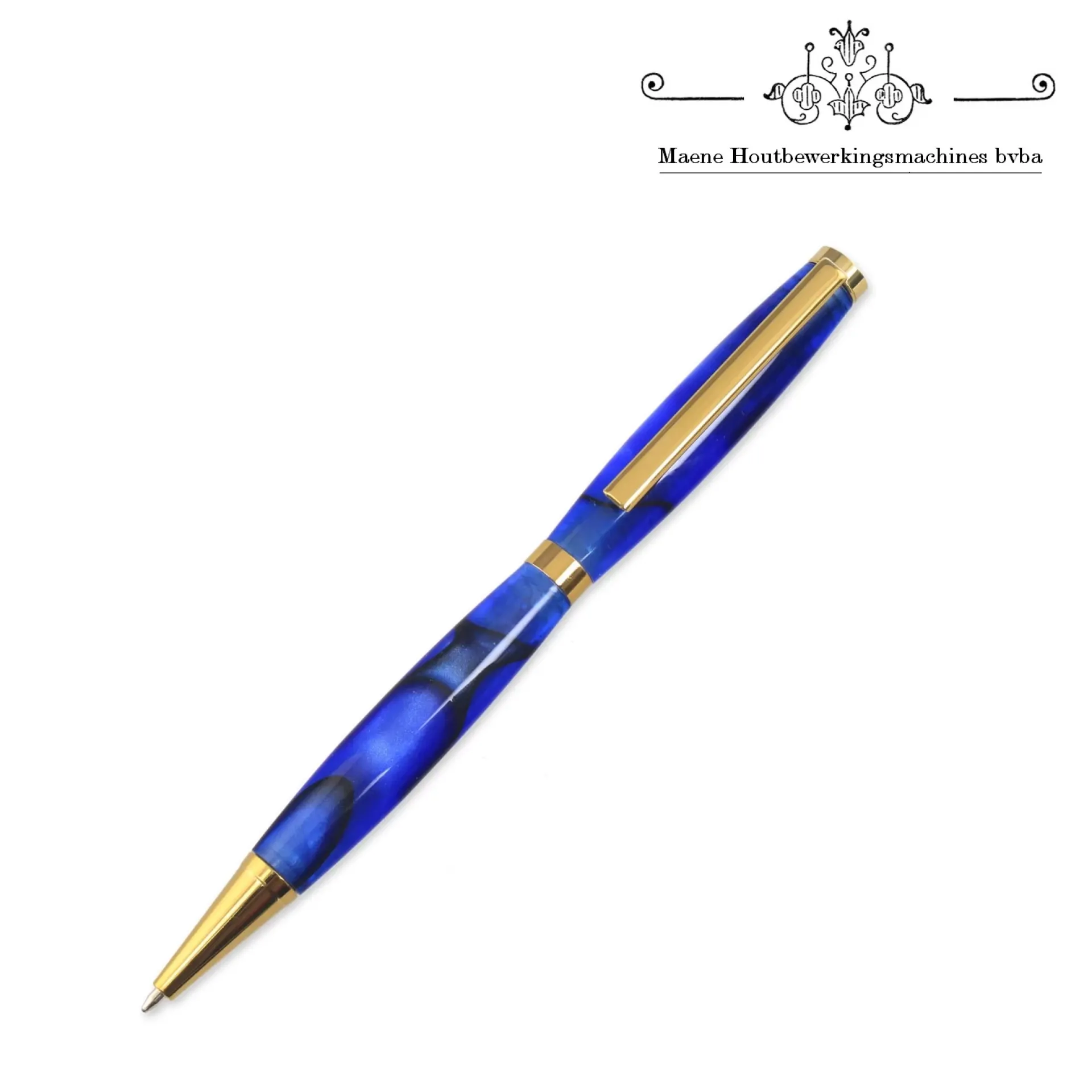 slimline titanium goud pen kit.