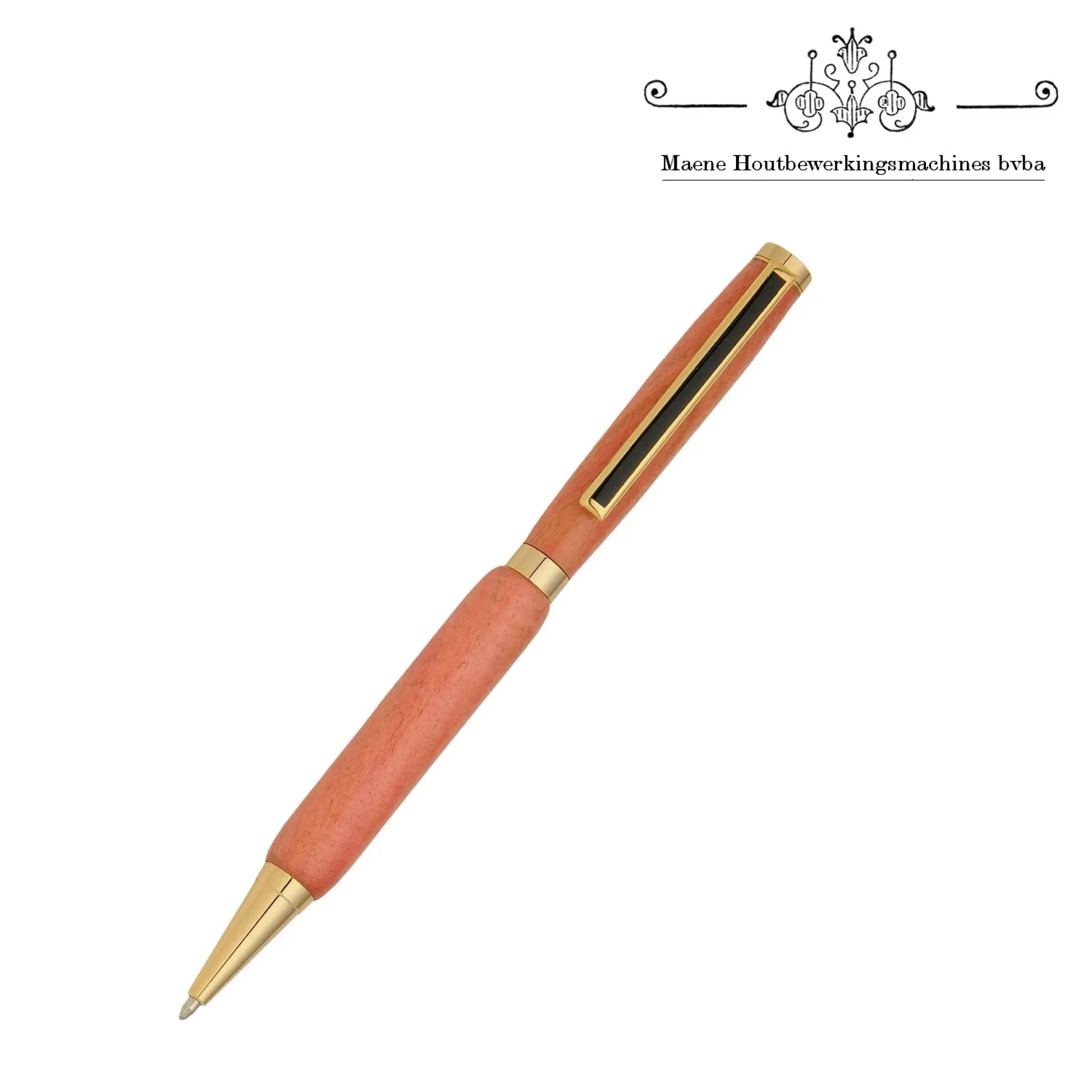 slimline balpen kit goud zwarte streep.