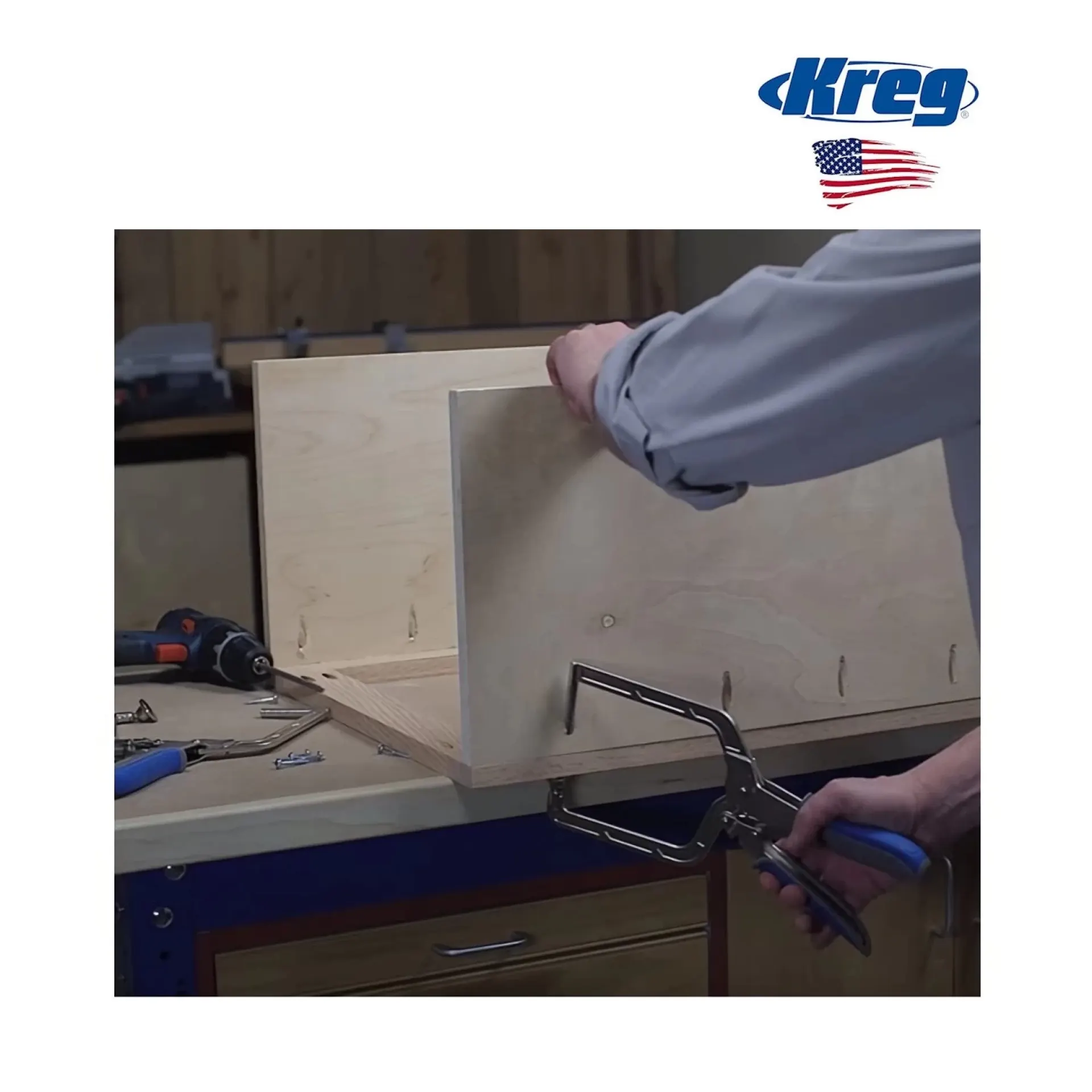 Kreg KHCRA right angle clamp.