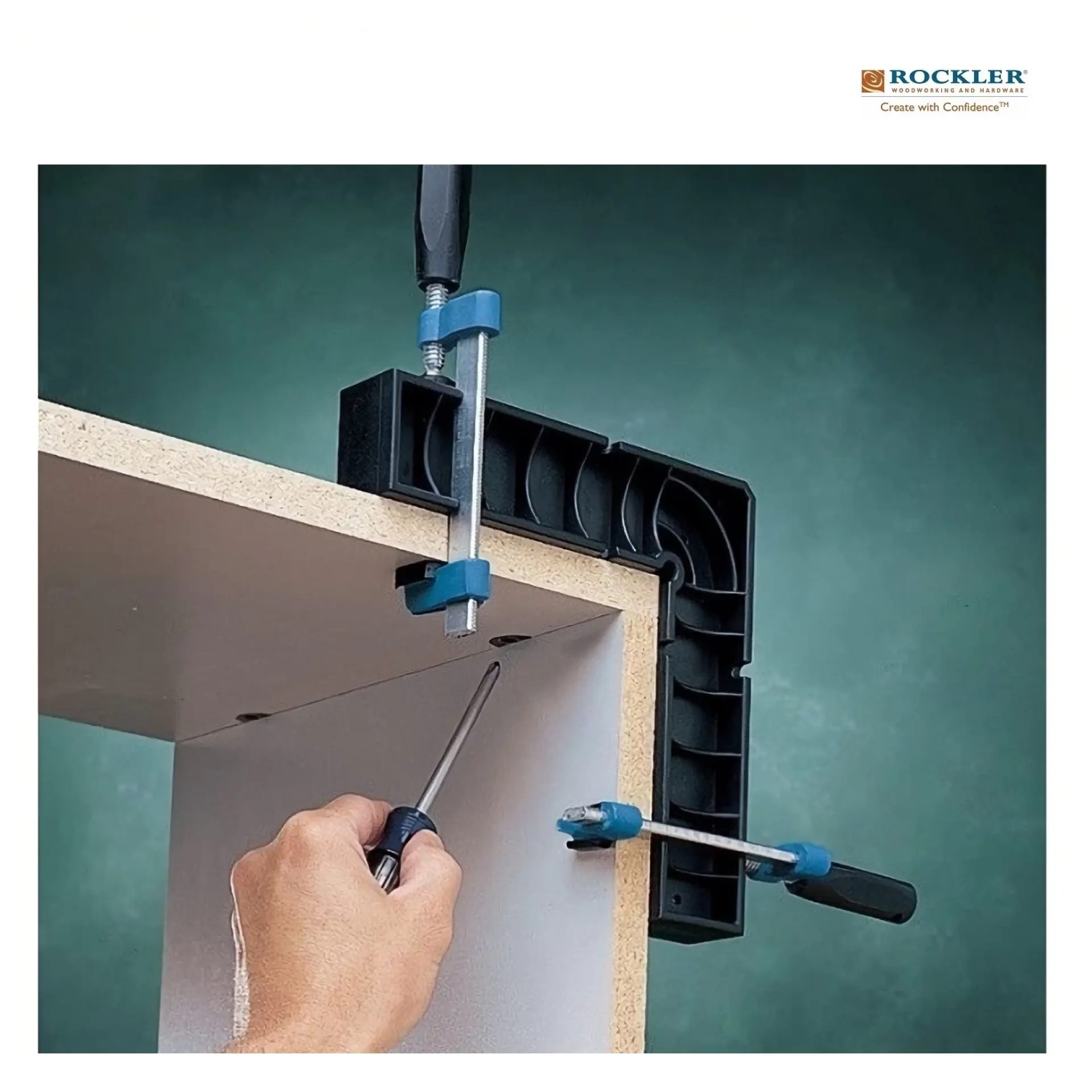 Rockler klemwinkelhaak clamp it assembly.