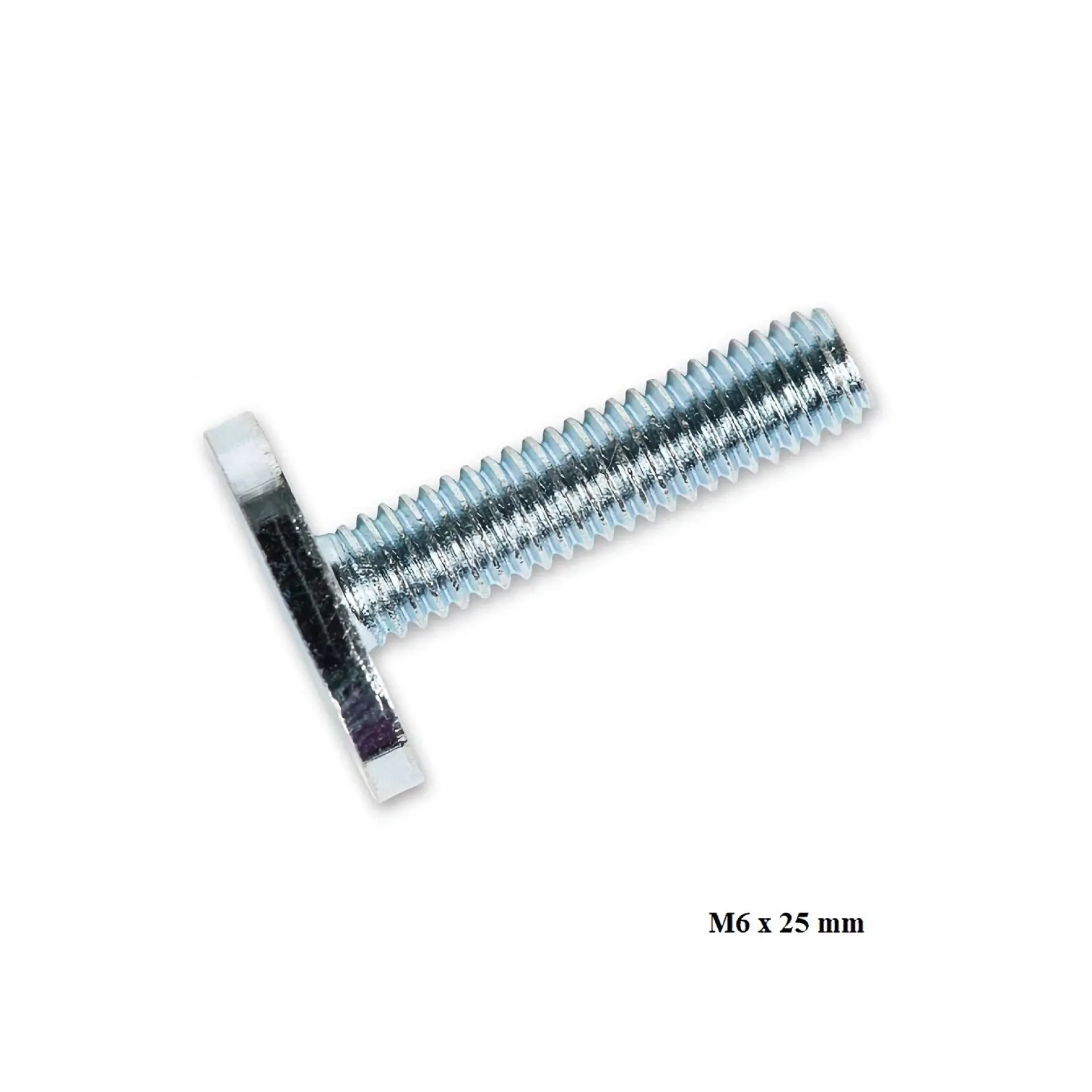 T-slot bout M6 25 mm.