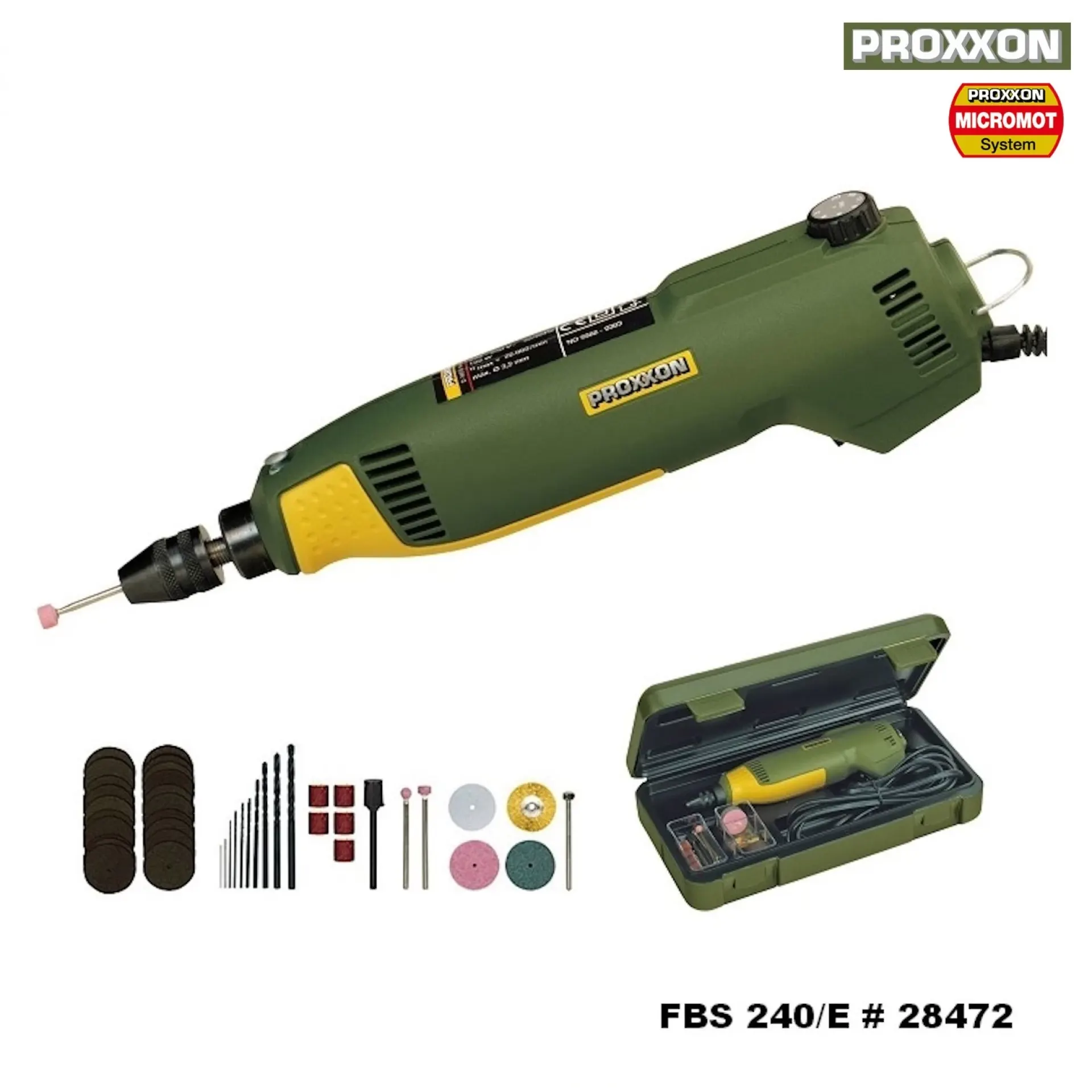 boor slijpmachine FBS240E Proxxon.