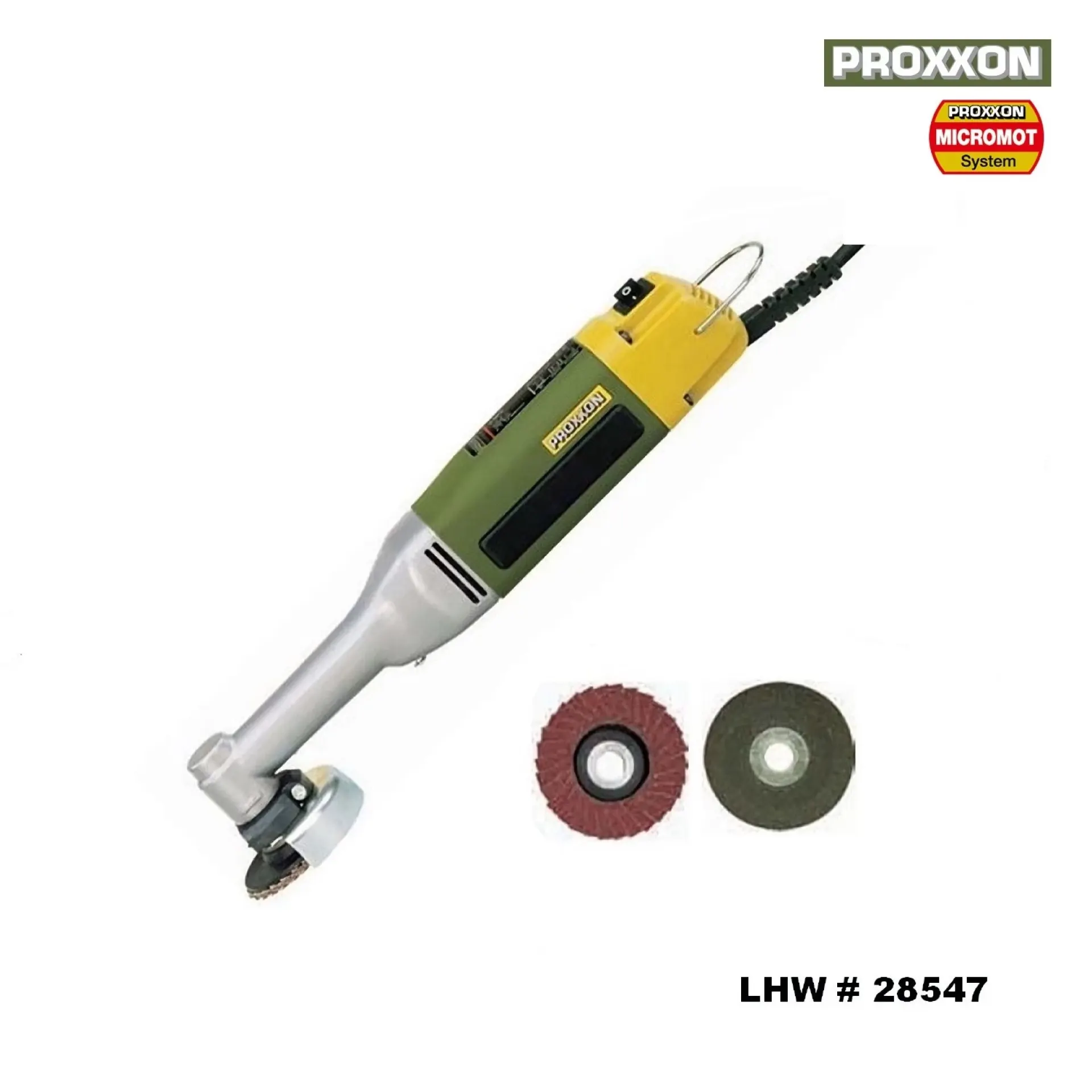 Proxxon haakse slijper LHW.