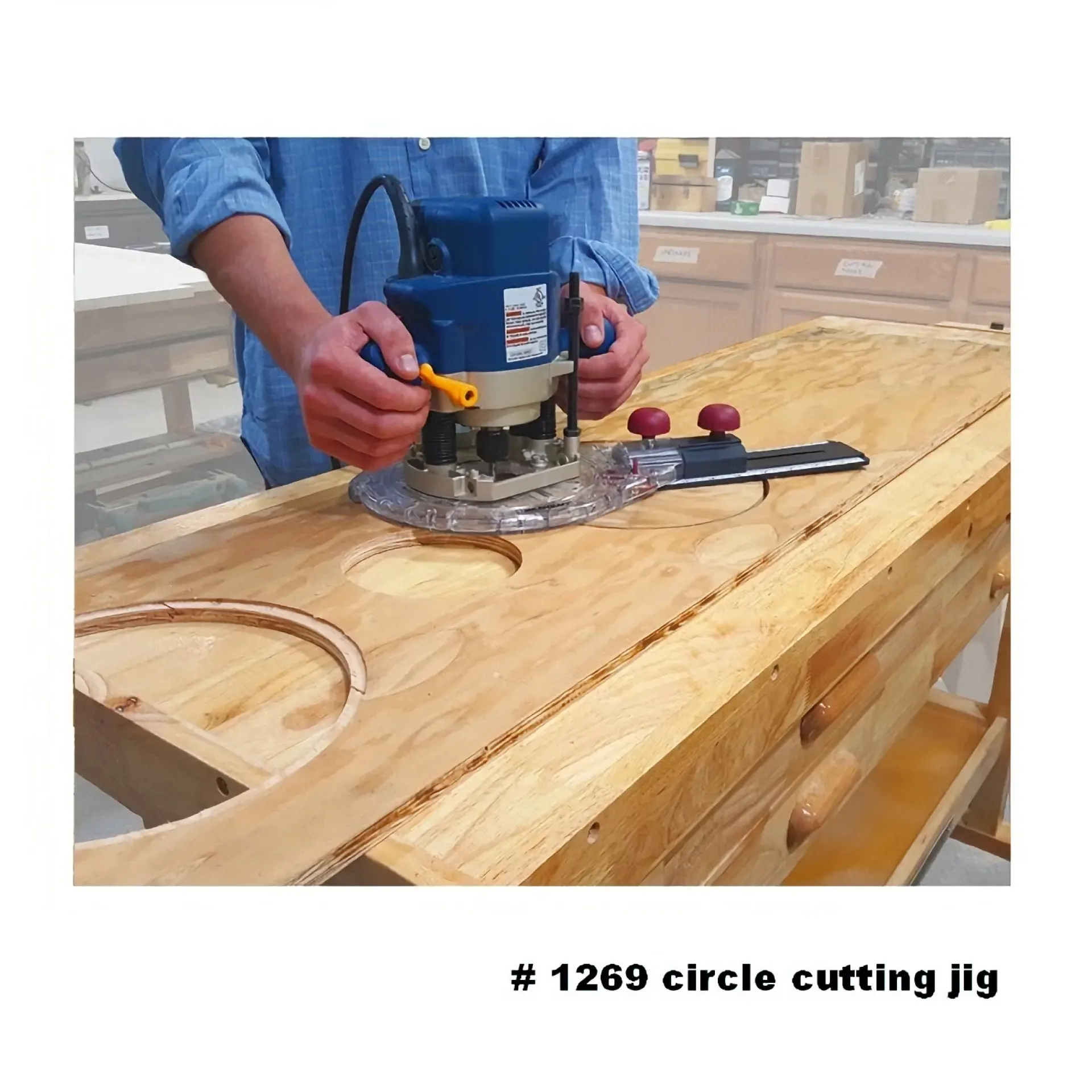 freesmal cirkels Milescraft CircleGuideKit.