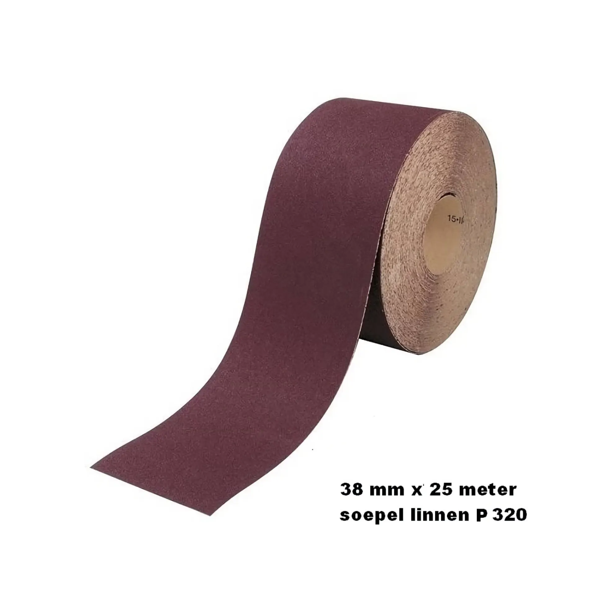schuurpapier rol linnen breed 38 mm P320.