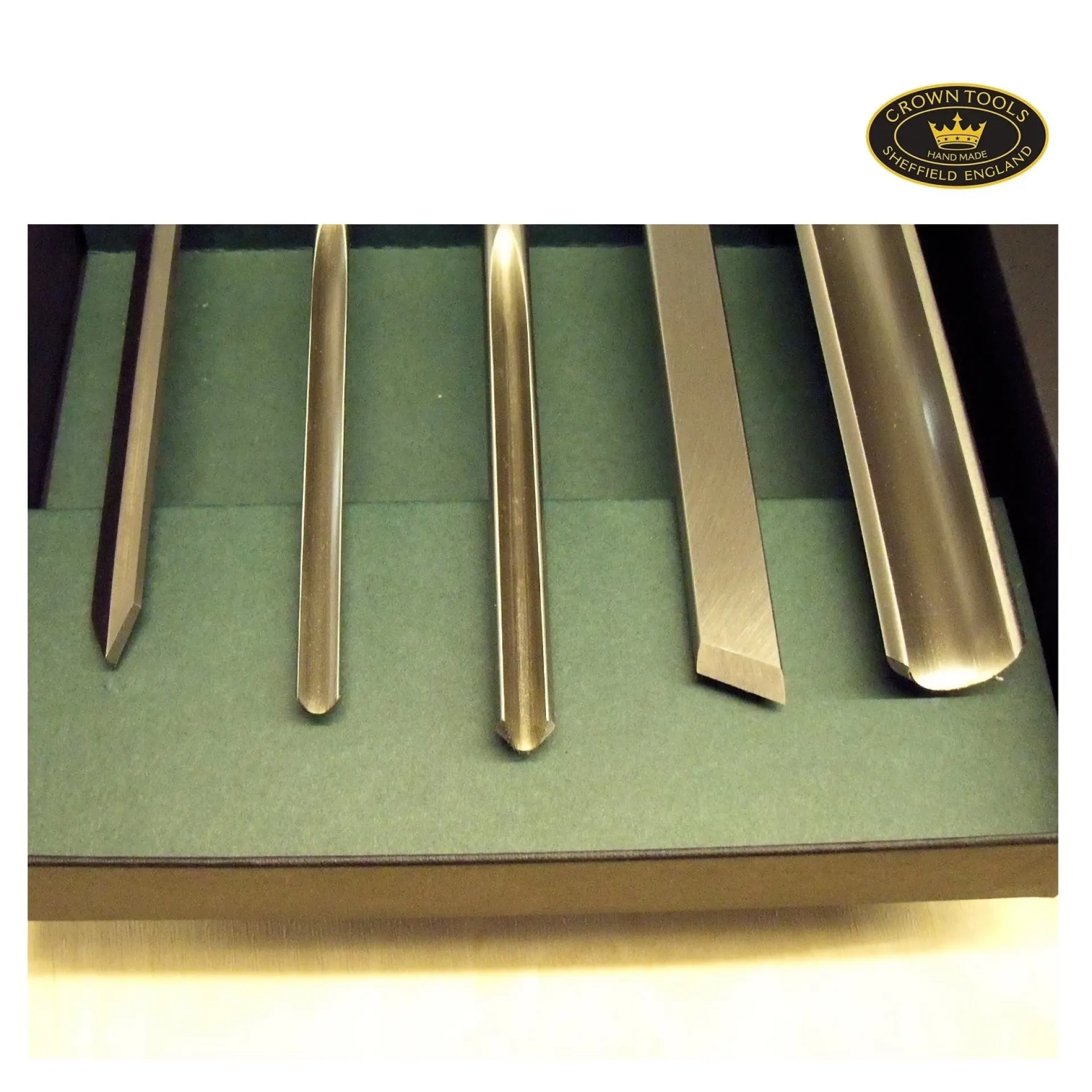 houtdraaibeitels Crown Cryogenic set 5-d.