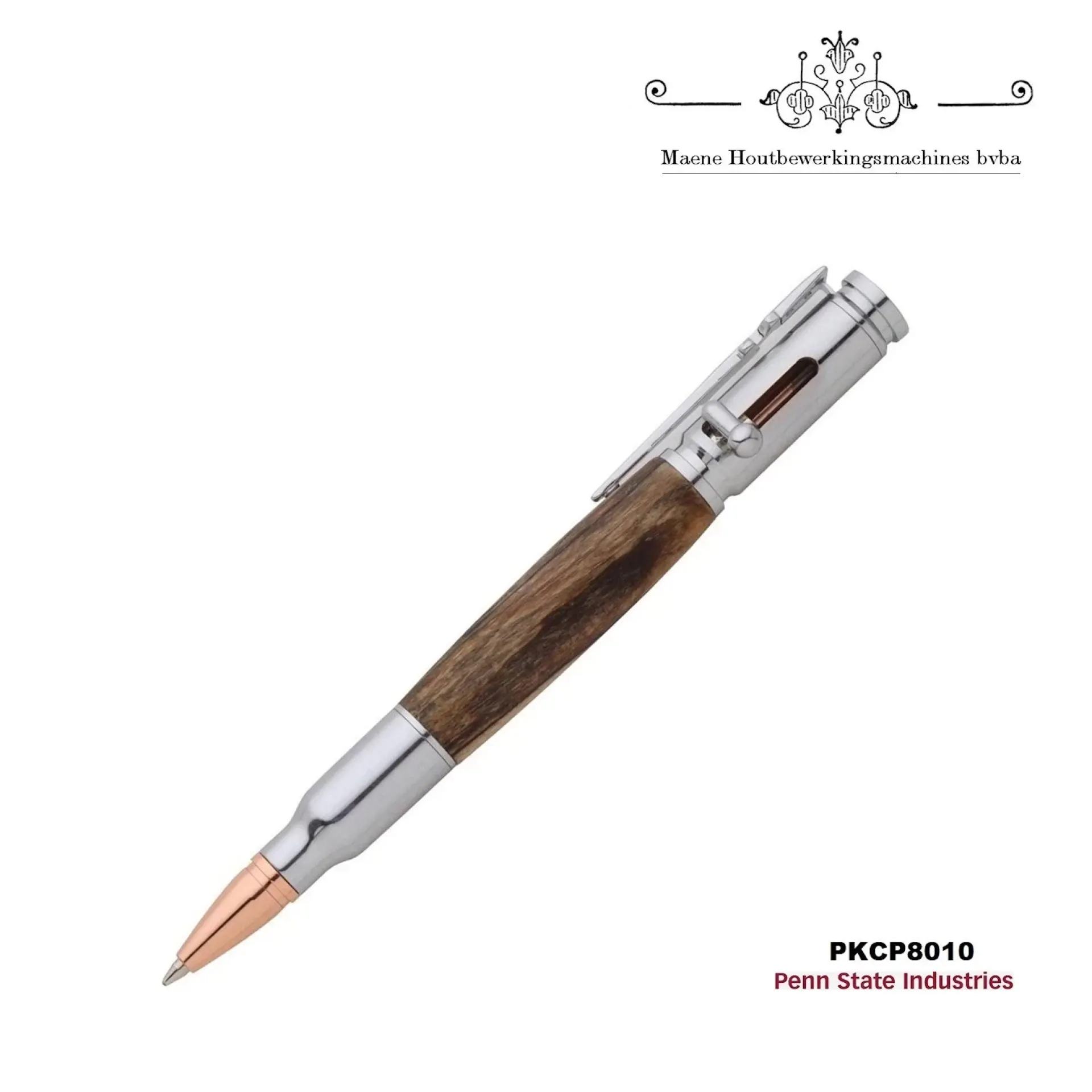 bolt action balpen kit chrome PKCP8010.